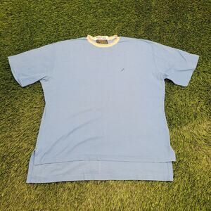 Vintage 80s Arrow Golf Shirt L/XL 23x28 Blue